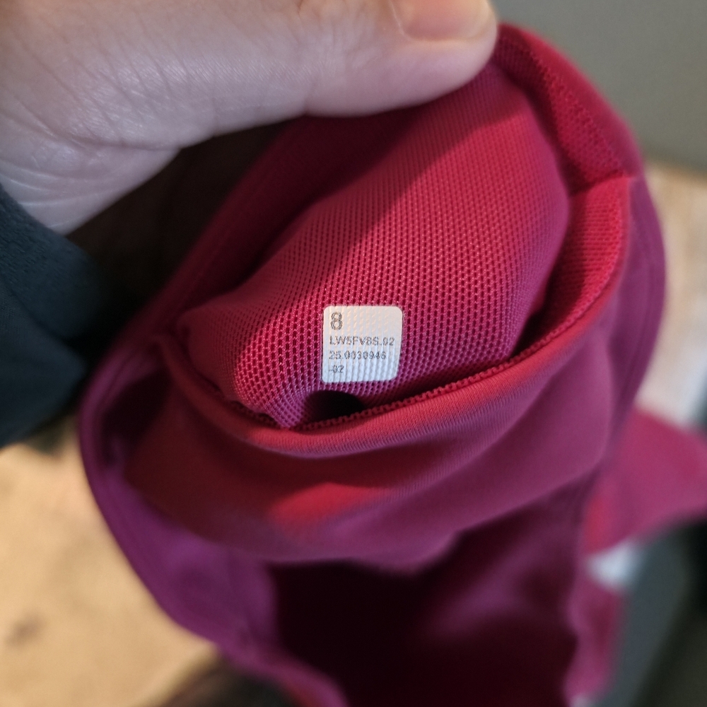 Lululemon Wunder Under SmoothCover HR Tight 25" In Raspberry Coulis -Size 8